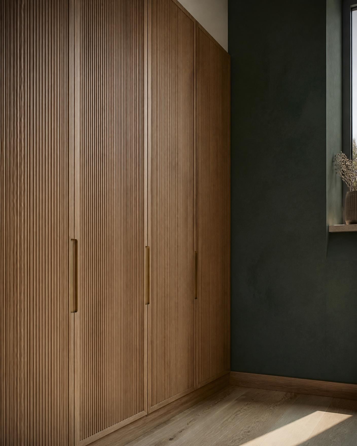 Bespoke oak joinery design detail